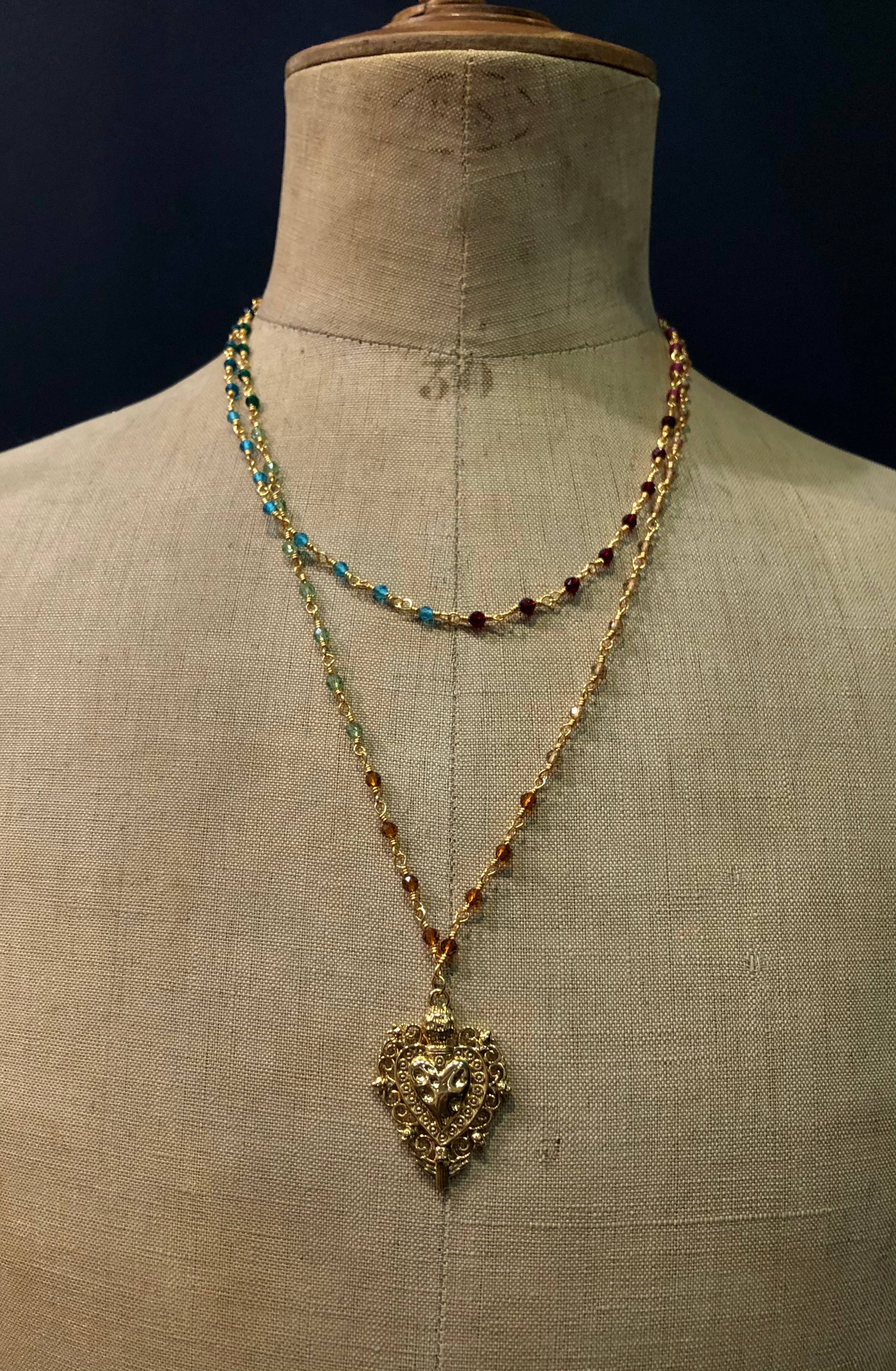 Fascinato – wholesale Hänge-/berlockhalsband – Dubbel/långt halsband Verona - Pärlor1