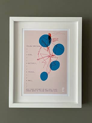 Art Print: Follow Something - Medium (A4) for wholesale by Other Ways to Walk
