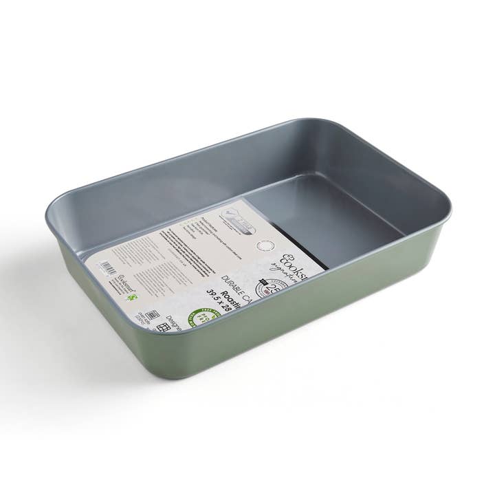 Green Two Tone Roasting Tin 39cm #2 for wholesale on Faire0