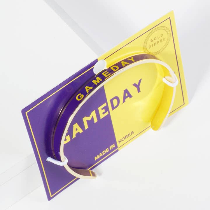 Lou & Co - Wholesale Cuff Bracelet - Enamel Gameday Cuff Bracelet30