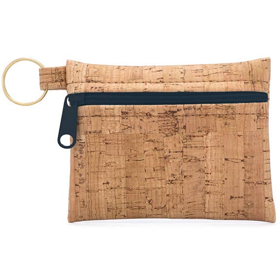 Natalie Therese - Vendita all'ingrosso Astuccio - Donna - Astuccio con Cerniera in Sughero con Portachiavi | Sughero Rustico5