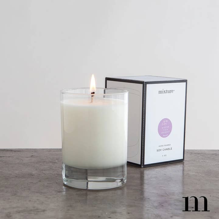 Mixture Home - Wholesale Jar/Filled Candle - 10 Oz Cylinder Fill