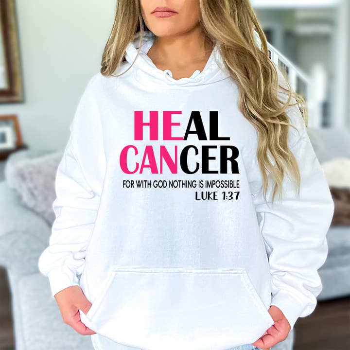 LA Shirt Company - Wholesale Graphic Sweatshirt - Women's - Heal Cancer - Hoodie & Sweatshirt6
