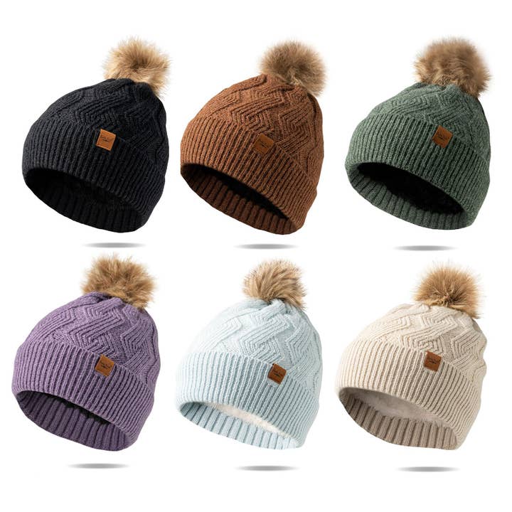 DM Merchandising - Wholesale Beanie - Women's - Britt's Knits Mainstay Pom Hat Assortment0