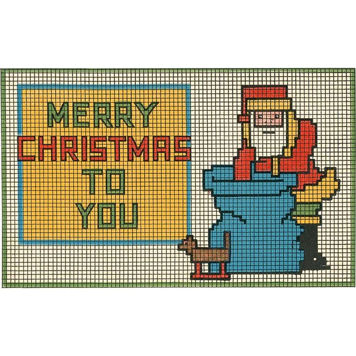 Sticker MC-665 Gedigitaliseerde Kerstgroet voor wholesale door Found Image Press