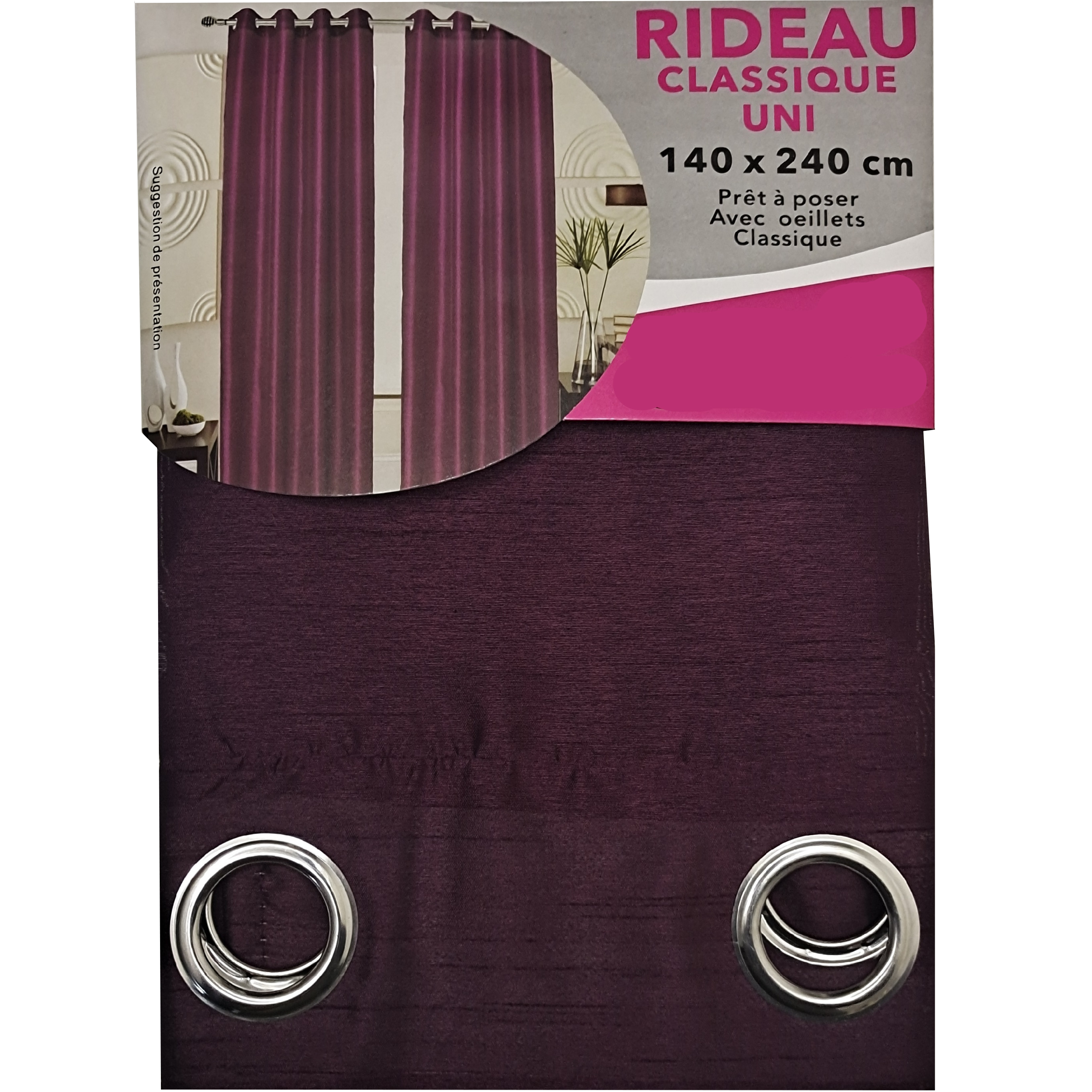 Super Bazaar - Wholesale Gordijn - Kant en Klaar Vitrage Gordijn - Met Ringen - 140x240 cm19