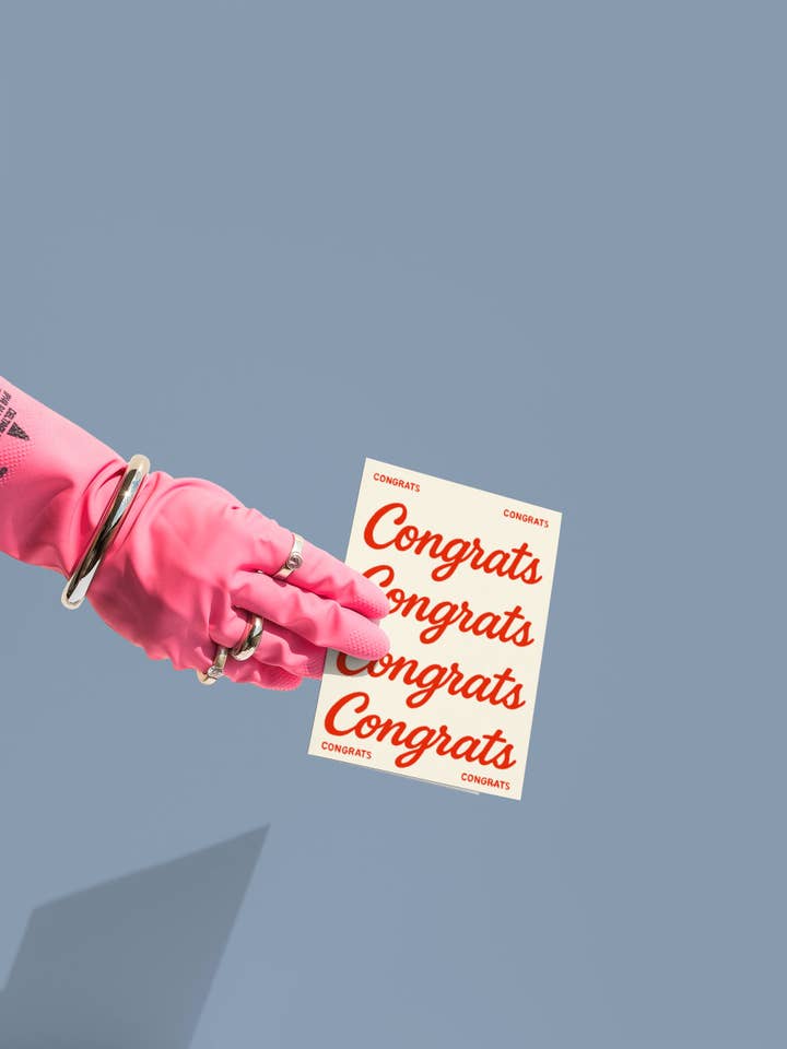 Congrats a Thousand Times Card for wholesale by Soko Says