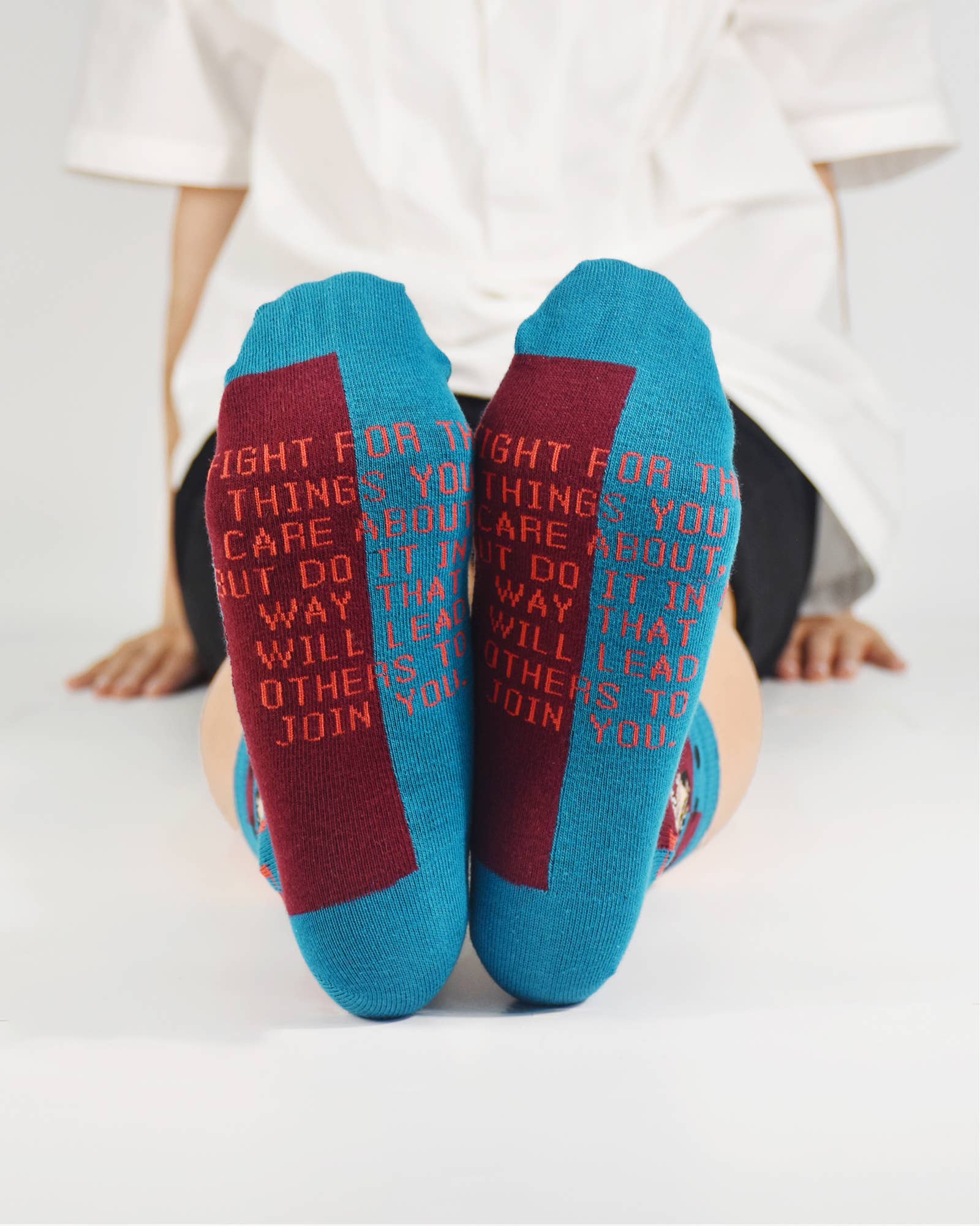 Maggie Stern Stitches - Wholesale Socks - Women's - RBG Dots Ankle Socks Medium2