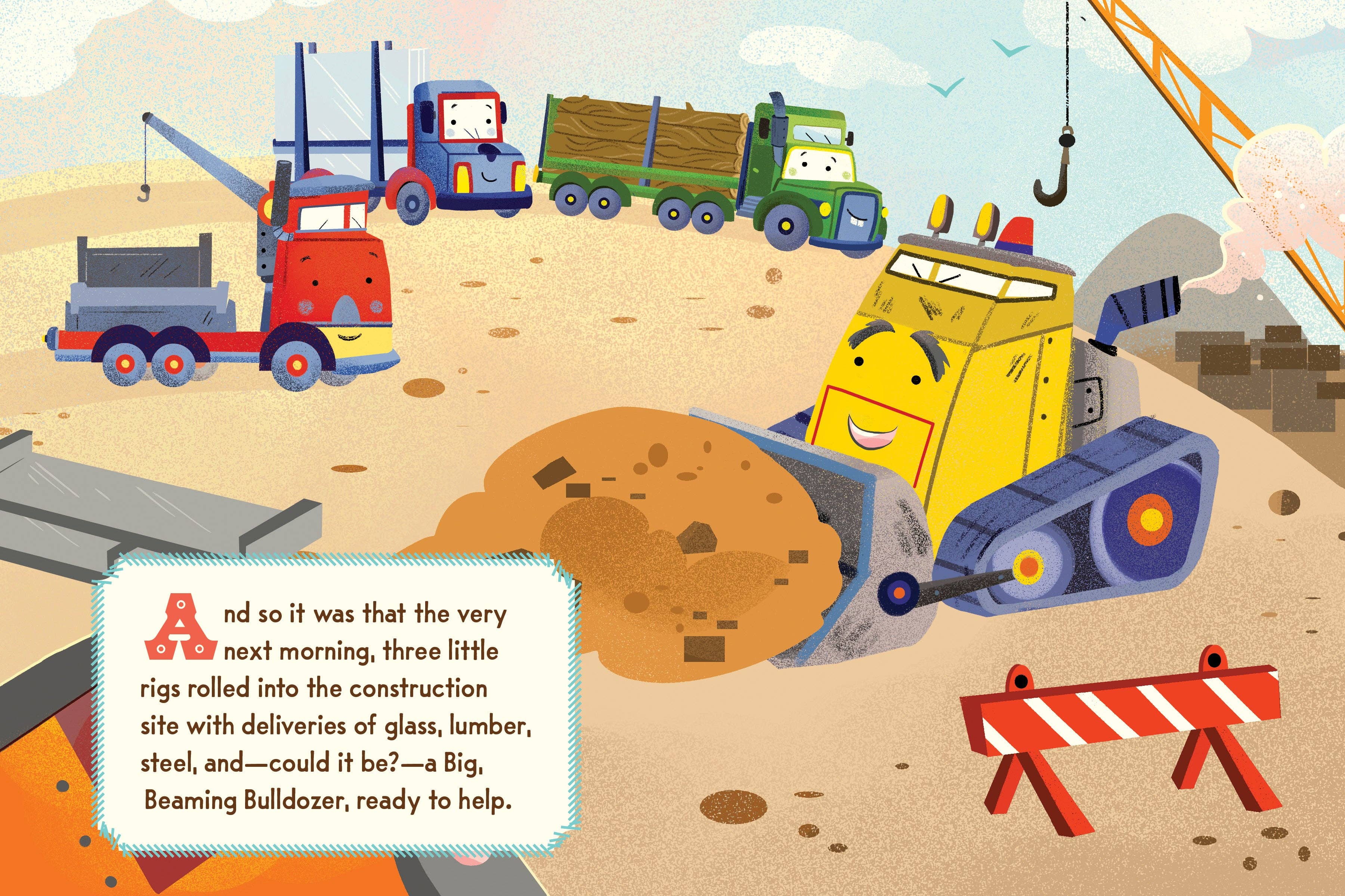 Bushel & Peck Books - Wholesale Preschool Book (3-5) - Truck Tales: The Three Little Rigs and the Big Bad Bulldozer13