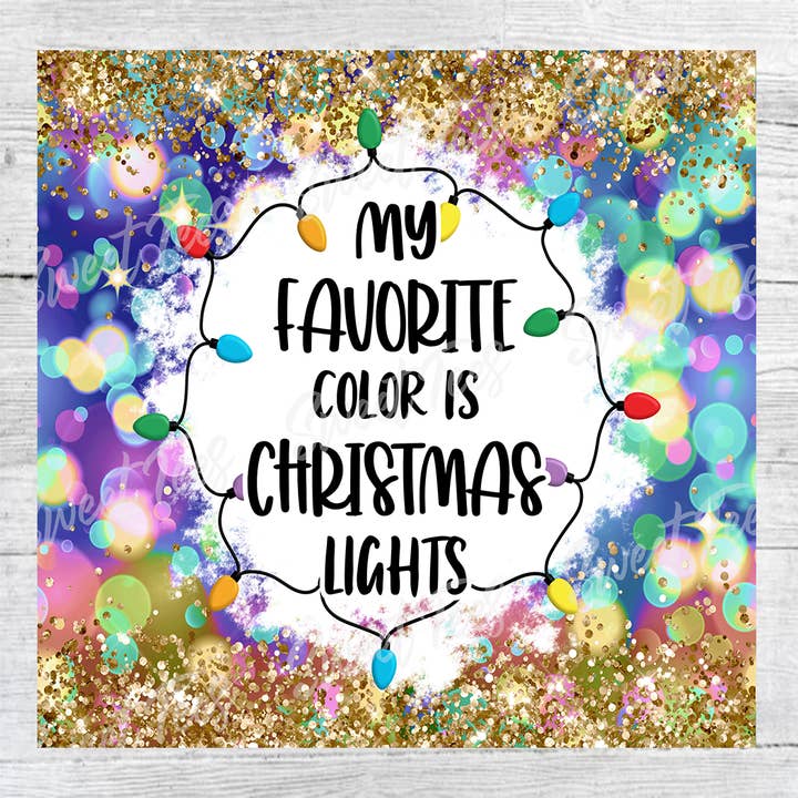 Il colore preferito è Christmas Lights Gold Bumbler Transfer per la vendita all'ingrosso da parte di Sweet Tees
