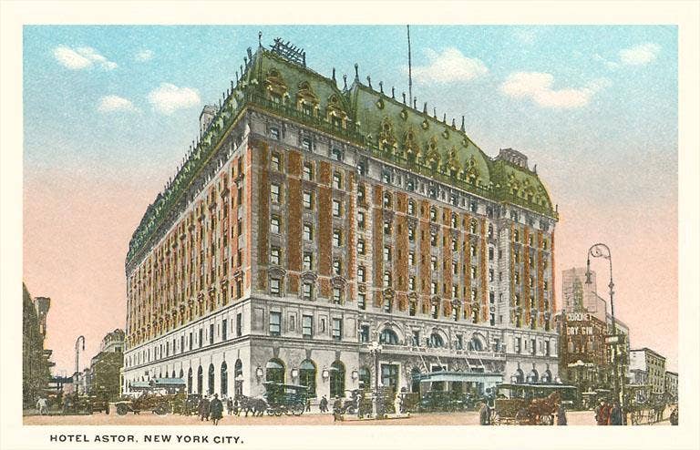 Found Image Press - Wholesale Stationery/Notecard Set - Greeting Card NY-243 Hotel Astor, New York City0