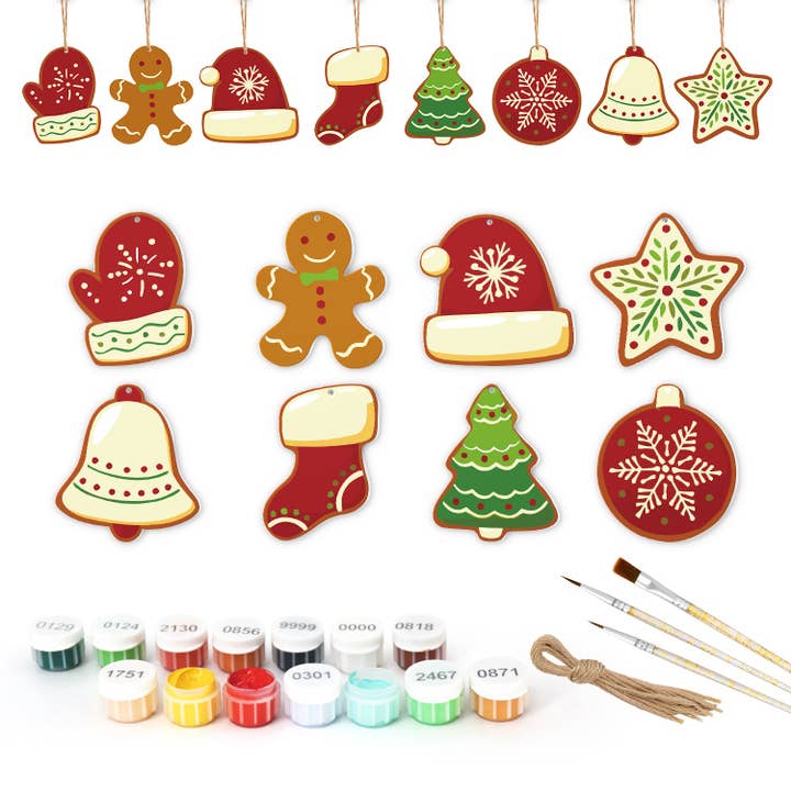 Vrolijk & Stralend Ornament Schilder Set voor wholesale door Paint Your Numbers