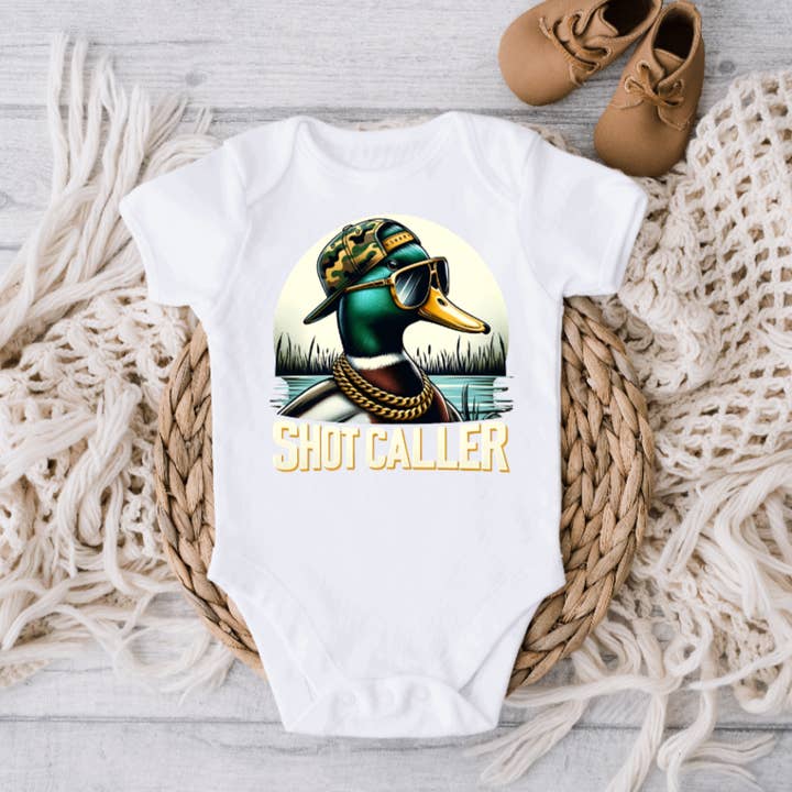 Shot Caller Future Hunter Mallard Hunting Baby-Overall für den Großhandel von AvaryMaeInspirations