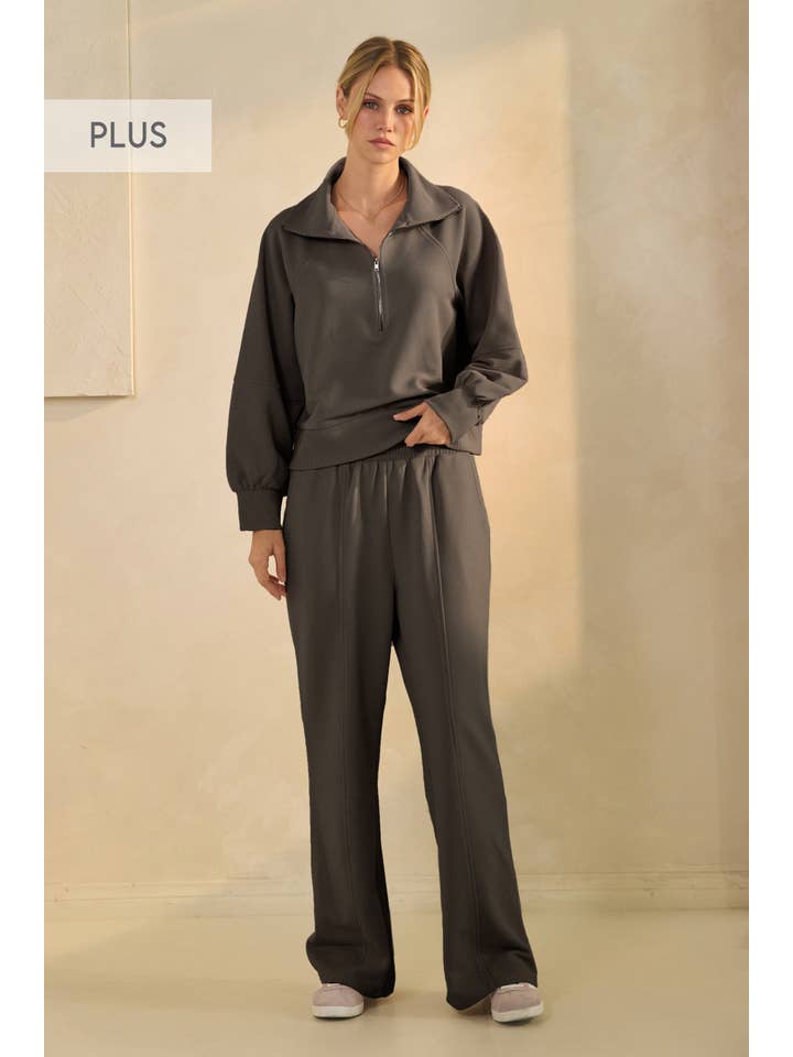 Oddi - Wholesale Lounge Set - Women's - Plus Cozy Textured Set