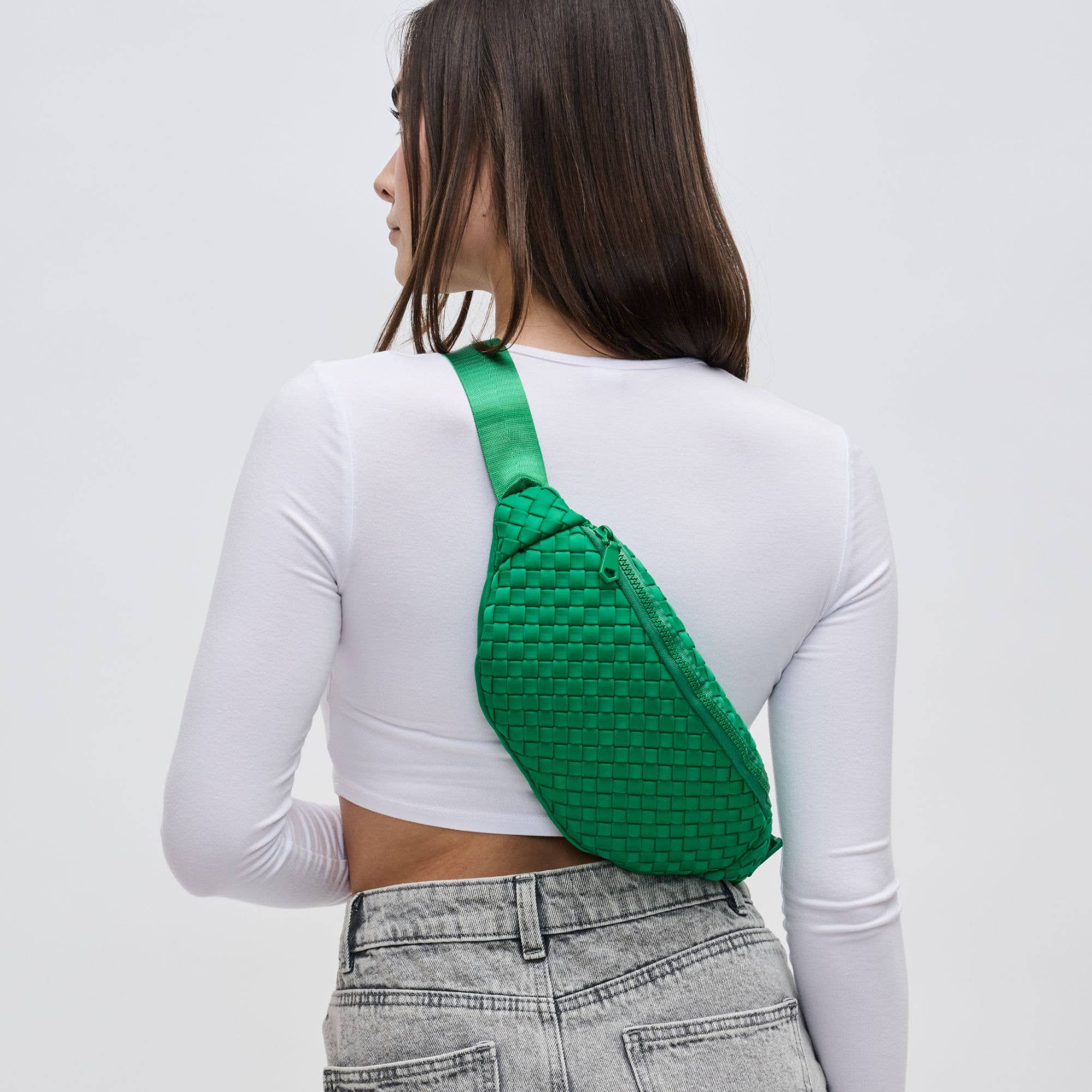 Sol and Selene - Wholesale Belt Bag - Women's - Aim High Woven Neoprene Belt Bag65