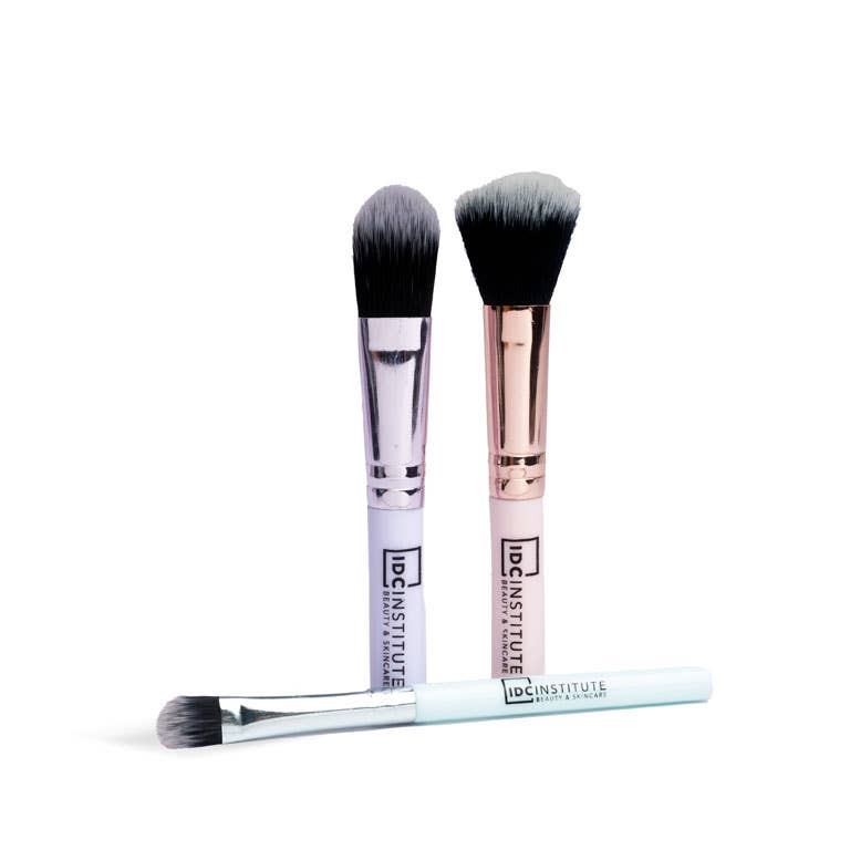 Aquarius Cosmetic SLU - Vendita all'ingrosso Set di pennelli da trucco - Set di 3 pennelli per trucco IDC Institute1