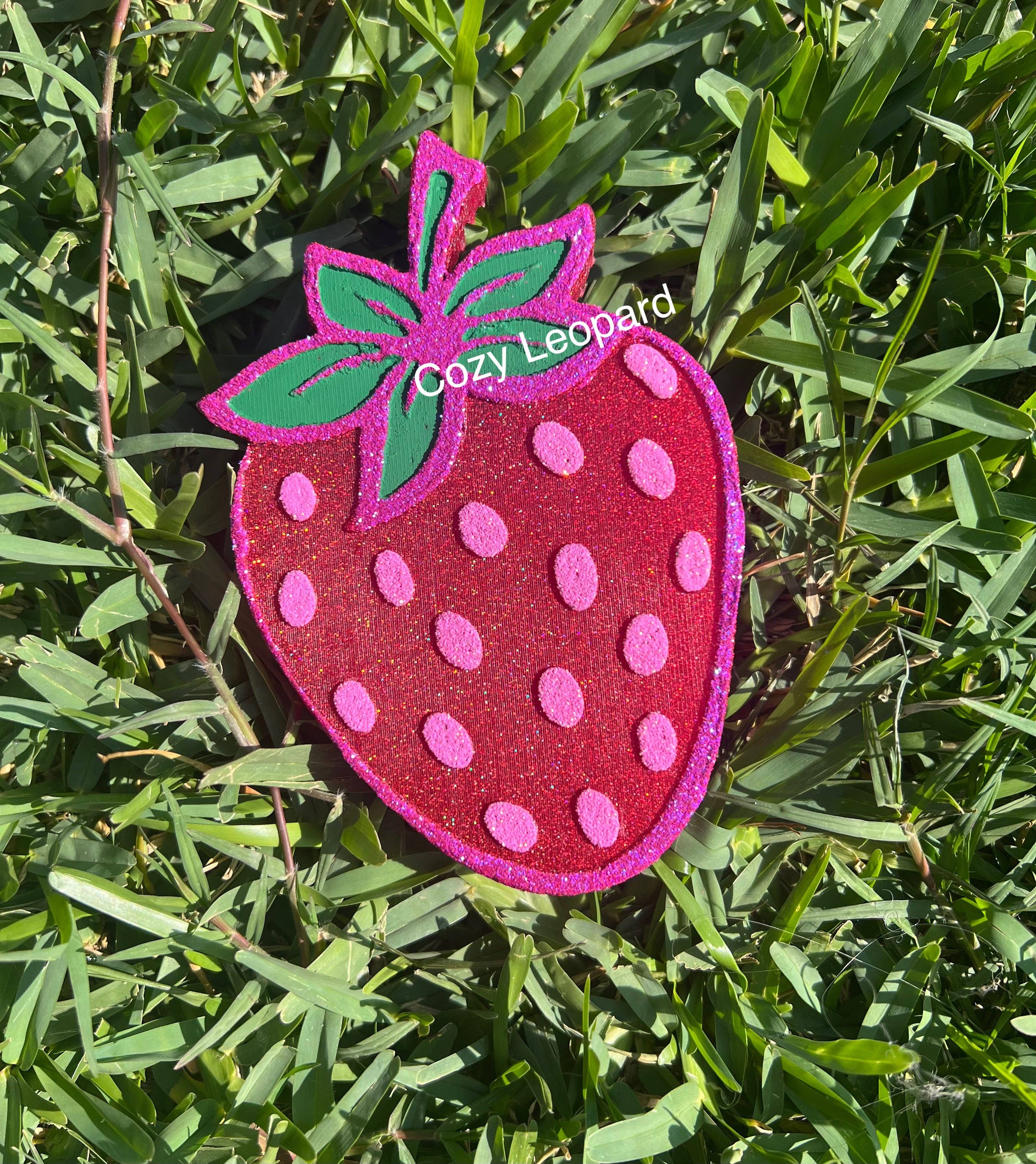 Cozy Leopard Boutique - Wholesale Car Freshener - Women's - Strawberry Car Freshie10