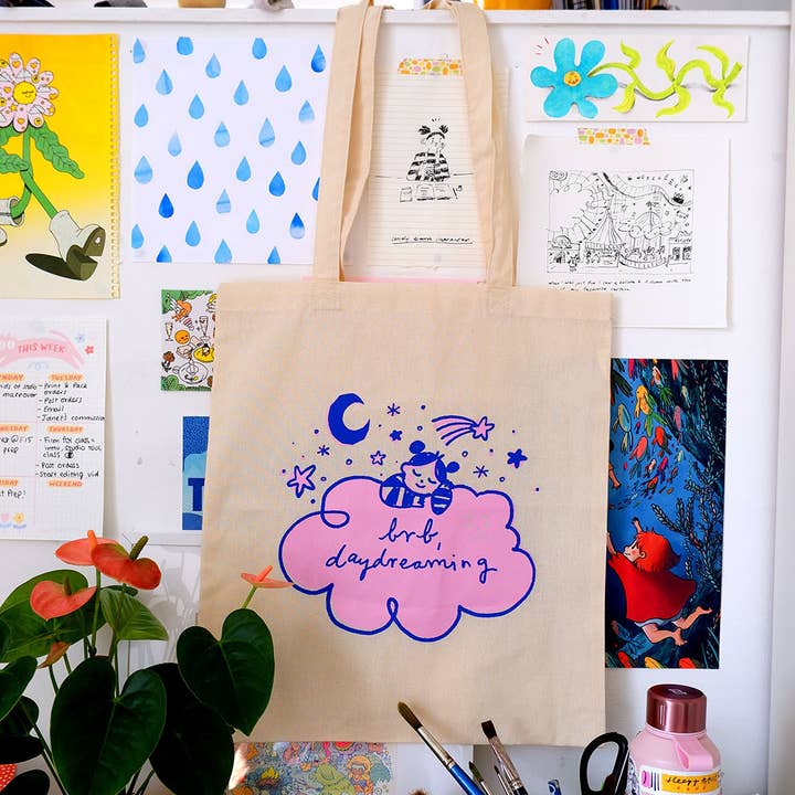 Bronagh Lee - Wholesale Tote Bag - Women's - Brb Daydreaming Tote