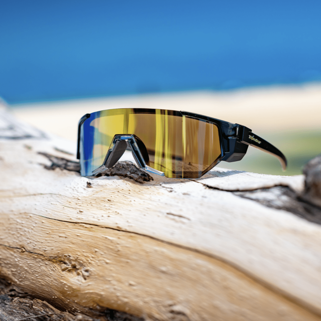 Under The Sun Originals / Bomber Eyewear - Vente Lunettes de soleil – unisexe - Sécurité Jager Bomb - Miroir Doré4