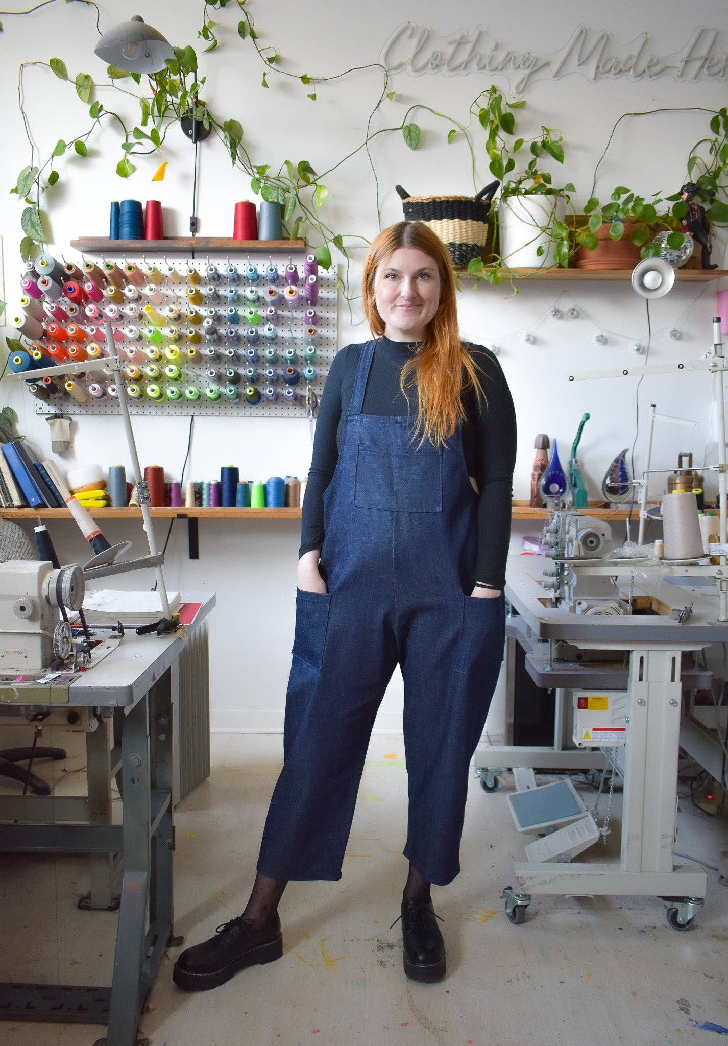 Altar - Wholesale Jumpsuit - Women's - Cassie Coverall in Midnight Denim6