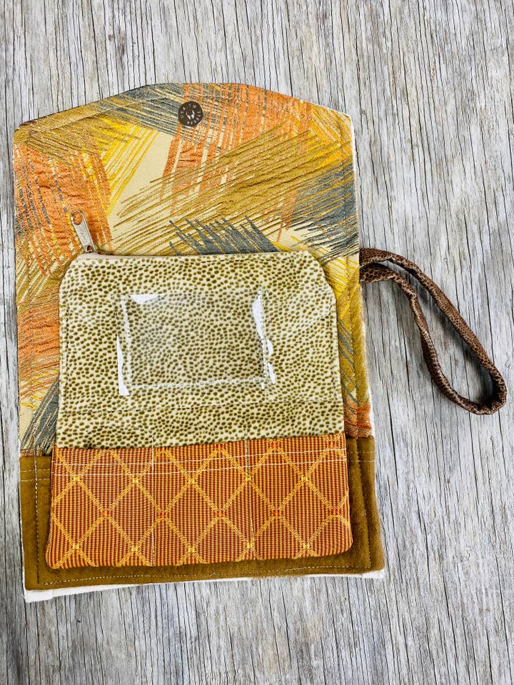 Blonde Cow in the Southwest Clutch Wallet for wholesale by Kindred Spirit Style
