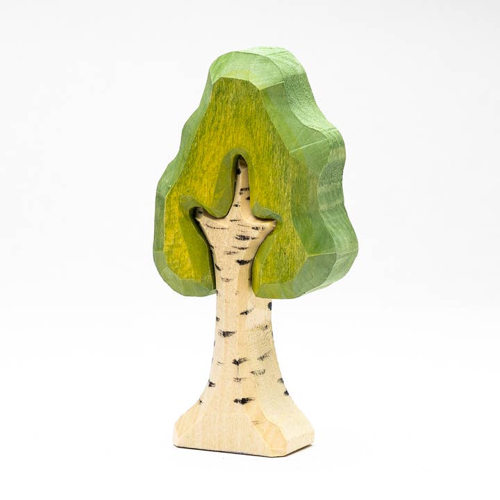 Handgeschnitzte Birke aus Holz für den Großhandel von PoppyBabyCo