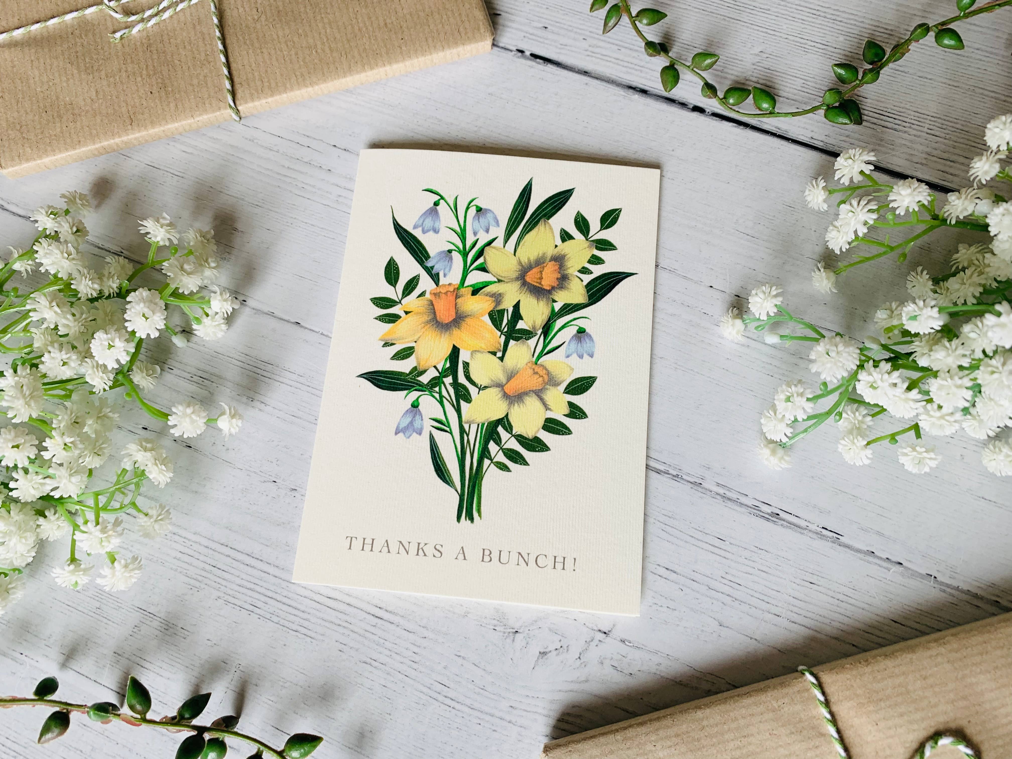 By Becky Amelia - Vente Cartes de remerciements - Thanks a Bunch Carte de vœux1