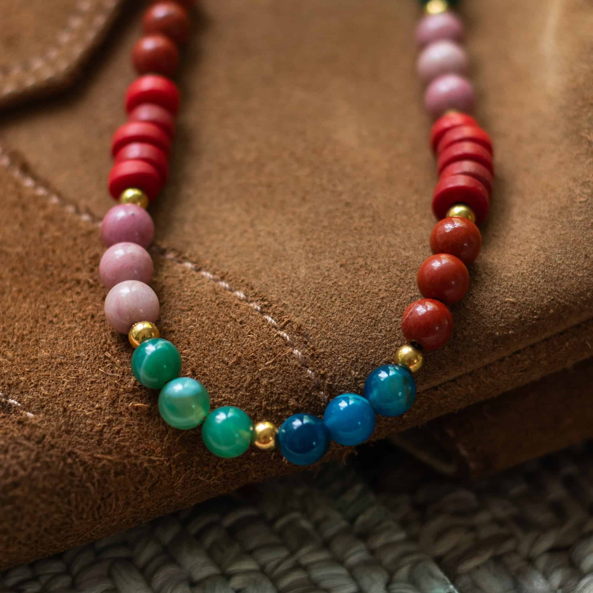 Sela Designs - Wholesale Beaded/Pearl Necklace - Phoebe Gemstone Necklace3