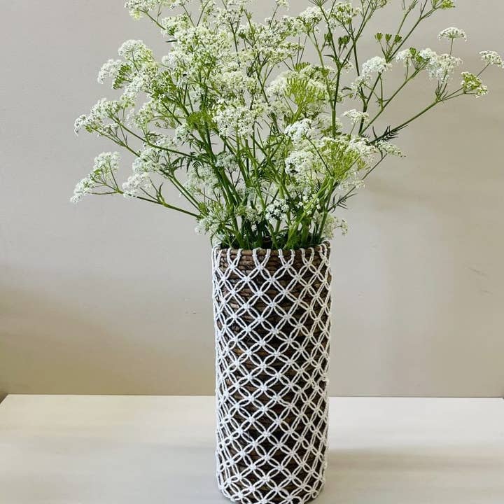 Mand Macrame Hoog for wholesale by ByBazz