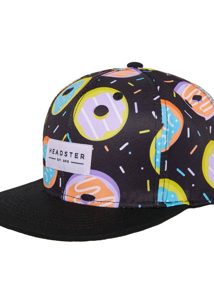 Casquette Duh Donut noire pour la vente par Headster Kids
