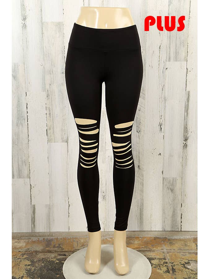 Lemon Tree - Wholesale Athletic/Lounge Leggings - Women's - PLUS DIE CUT BUTTER SOFT LEGGING