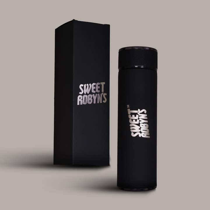Premium Metal Flask (500ml) - Black for wholesale by Sweet Robyn's LTD