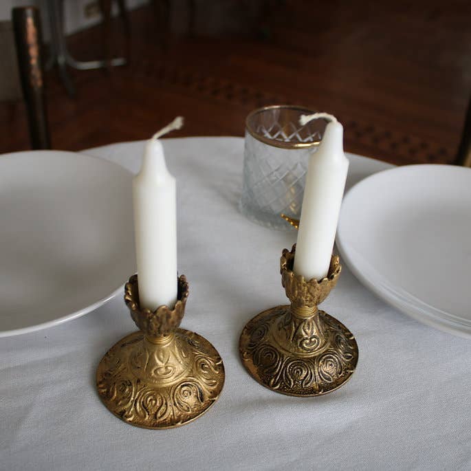 Ohr Judaica - Wholesale Tapered Candle/Candlestick - White Shabbat Taper Candles - 3 Hour - 12 Pack2