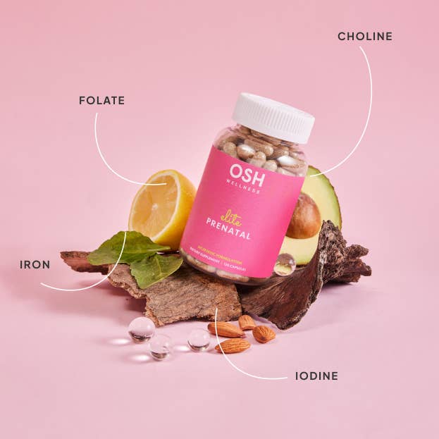 Osh Wellness - Ayurvedic Wellness - Wholesale Pre-Natal Supplement - Maternity - Elite Prenatal | 26 Pregnancy Vitamin-Folate, Iron, Biotin2