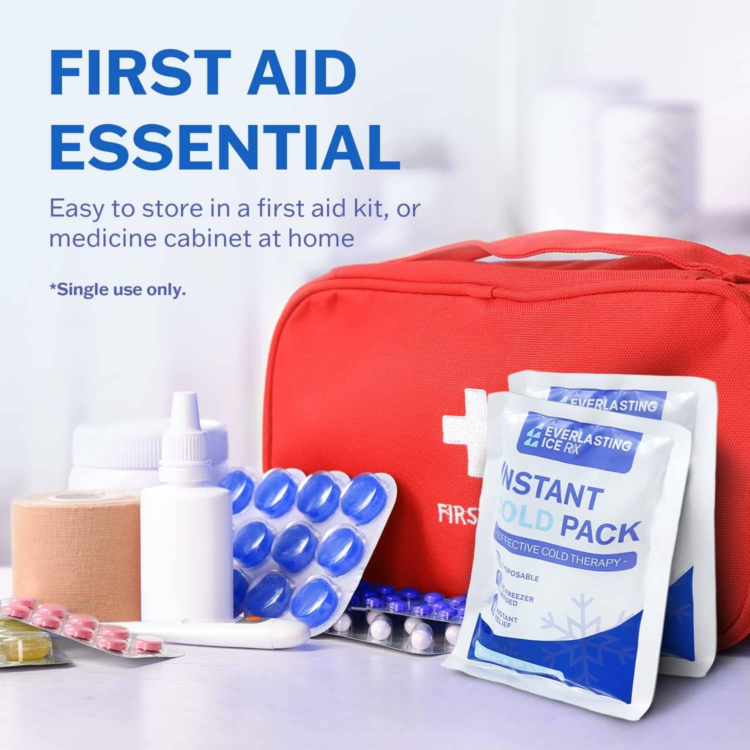 Everlasting Ice RX - Wholesale Ice Pack - 25 Pack - Instant Cold Packs - Instant Ice Packs for Injurie5