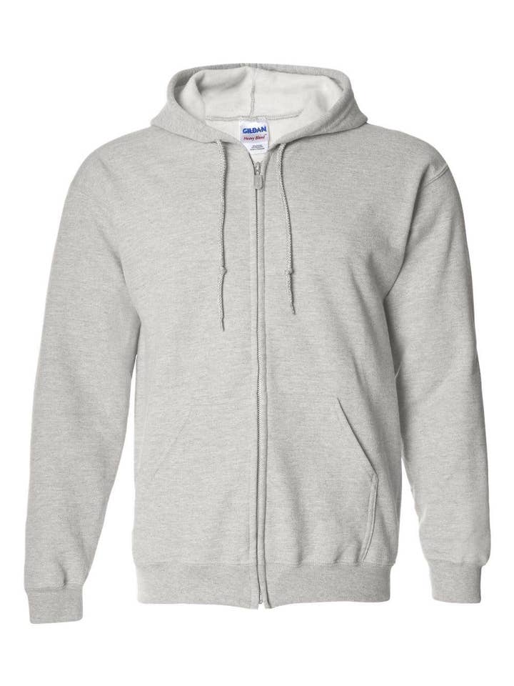 Eleven Fashion – Großhandel Hoodie – Herren – Gildan - Kapuzensweatshirt mit durchgehendem Reißverschluss aus Heavy Blend1