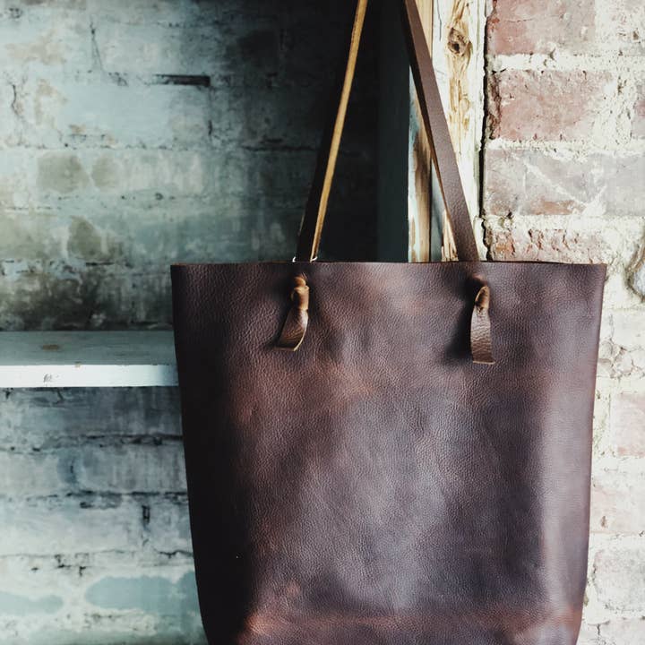 Milestone Bag Co. - Wholesale Tote Bag - Women's - The Knotty Brown Tote0
