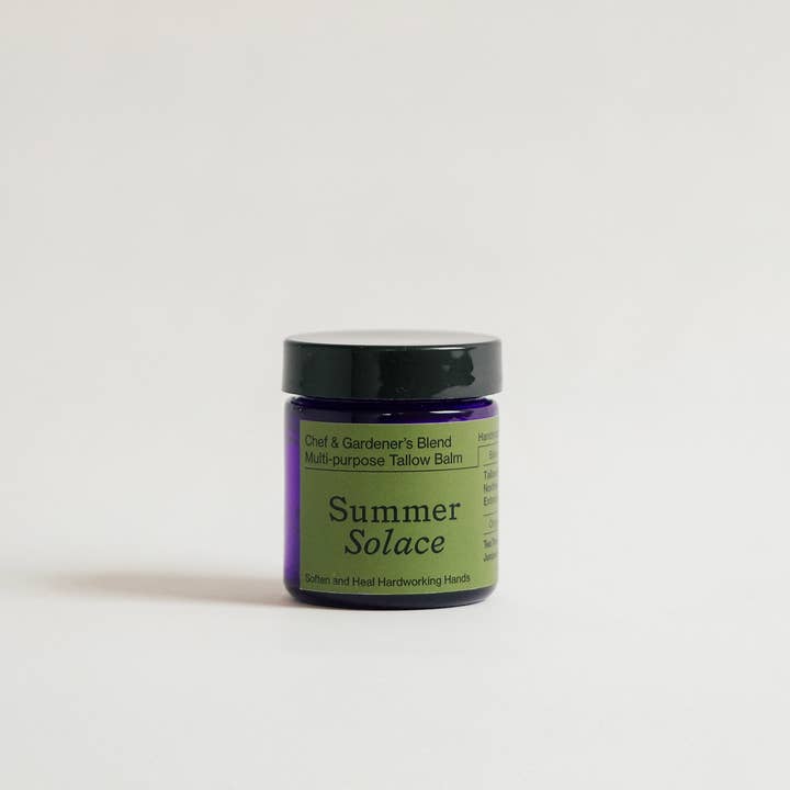 SUMMER SOLACE- Regenerative Tallow Beauty - Wholesale Anti-Aging Moisturizer - Chef & Gardener's Balm - Regenerative Tallow®- 50mL