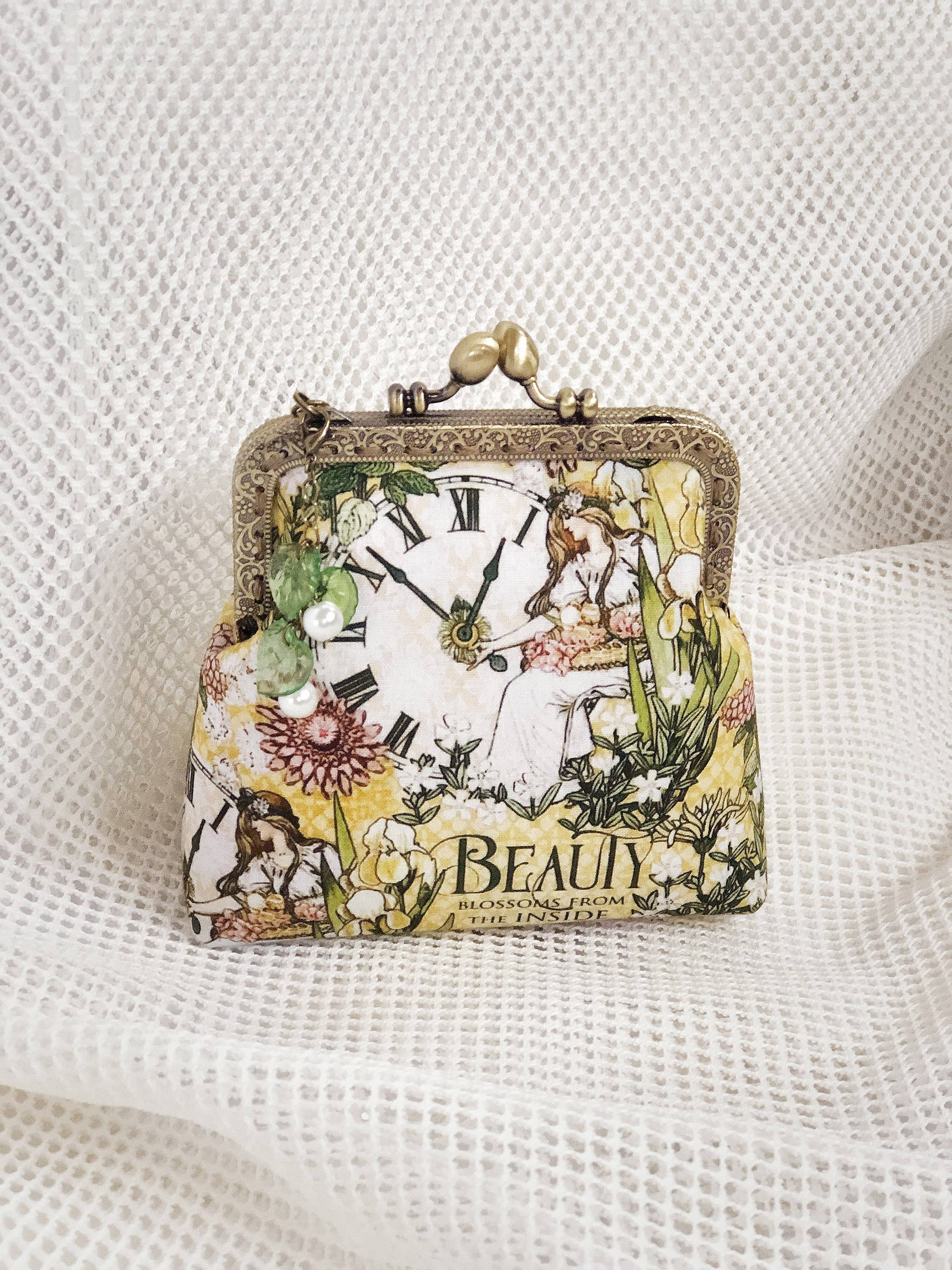 LeisTextileStudio - Wholesale Coin Purse - Women's - Mucha Art Kiss Lock Coin Purse Mini Clutch Cardholder5
