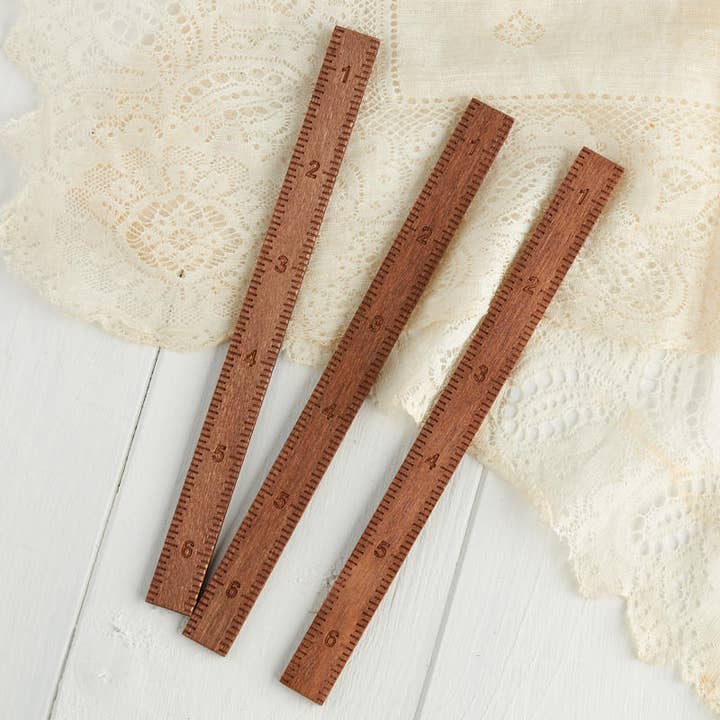 Factory Direct Craft - Wholesale Decorative Tabletop Object - 6" Rustic Antique Look Rulers (Pack of 3 rulers) 2