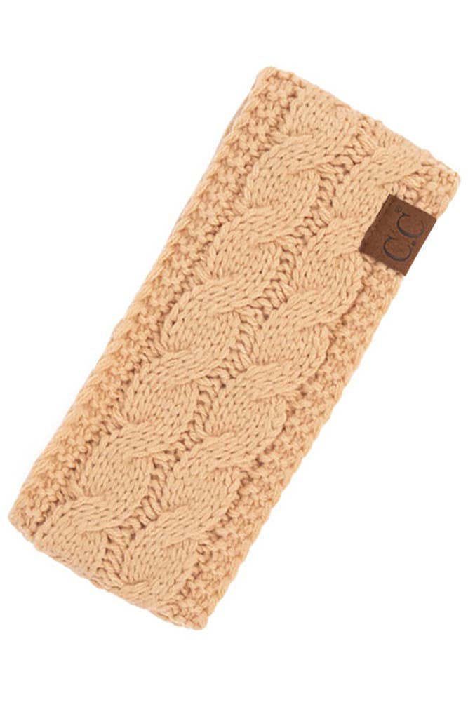 Hana - Wholesale Fashion Headband - Women's - C.C Cable Knit Solid Headband51