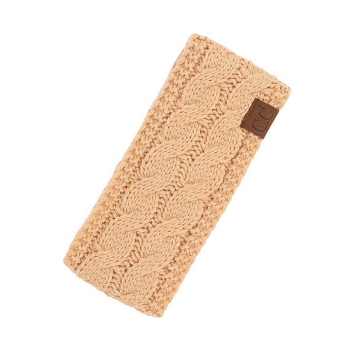 Hana - Wholesale Fashion Headband - Women's - C.C Cable Knit Solid Headband51