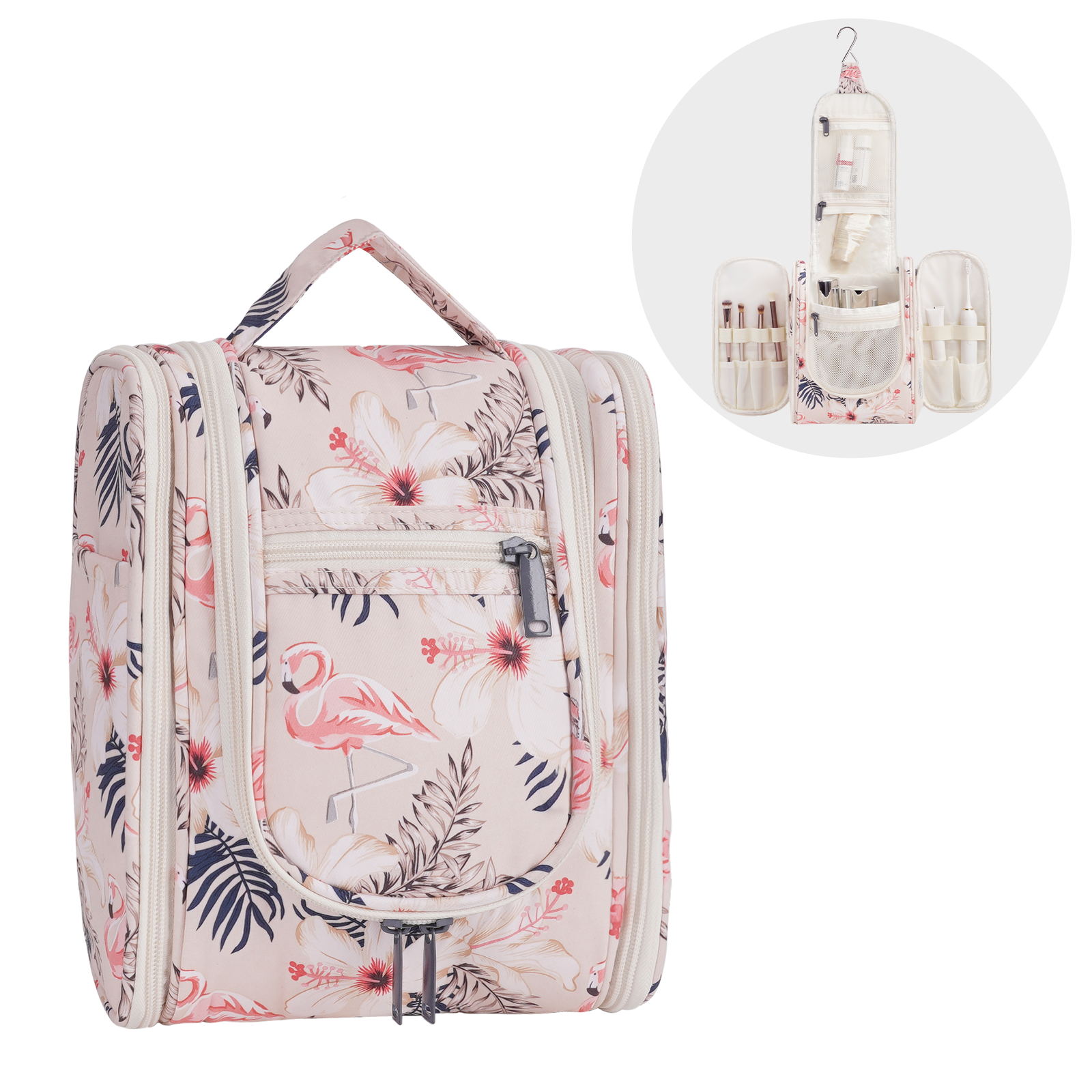 wandf - Wholesale Toiletry Bag - Women's - Hanging Travel Toiletry Cosmetic Bag for Women28