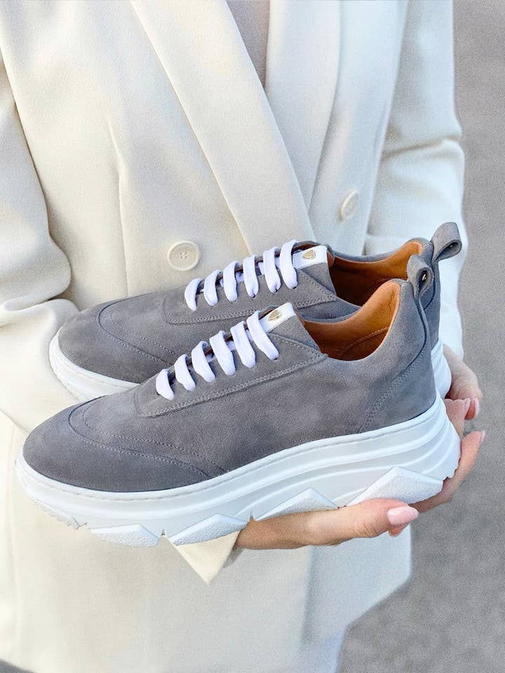 Lovidovi - Wholesale Lifestyle Sneakers - Women's - Tiike T2 - Elephant Grey0