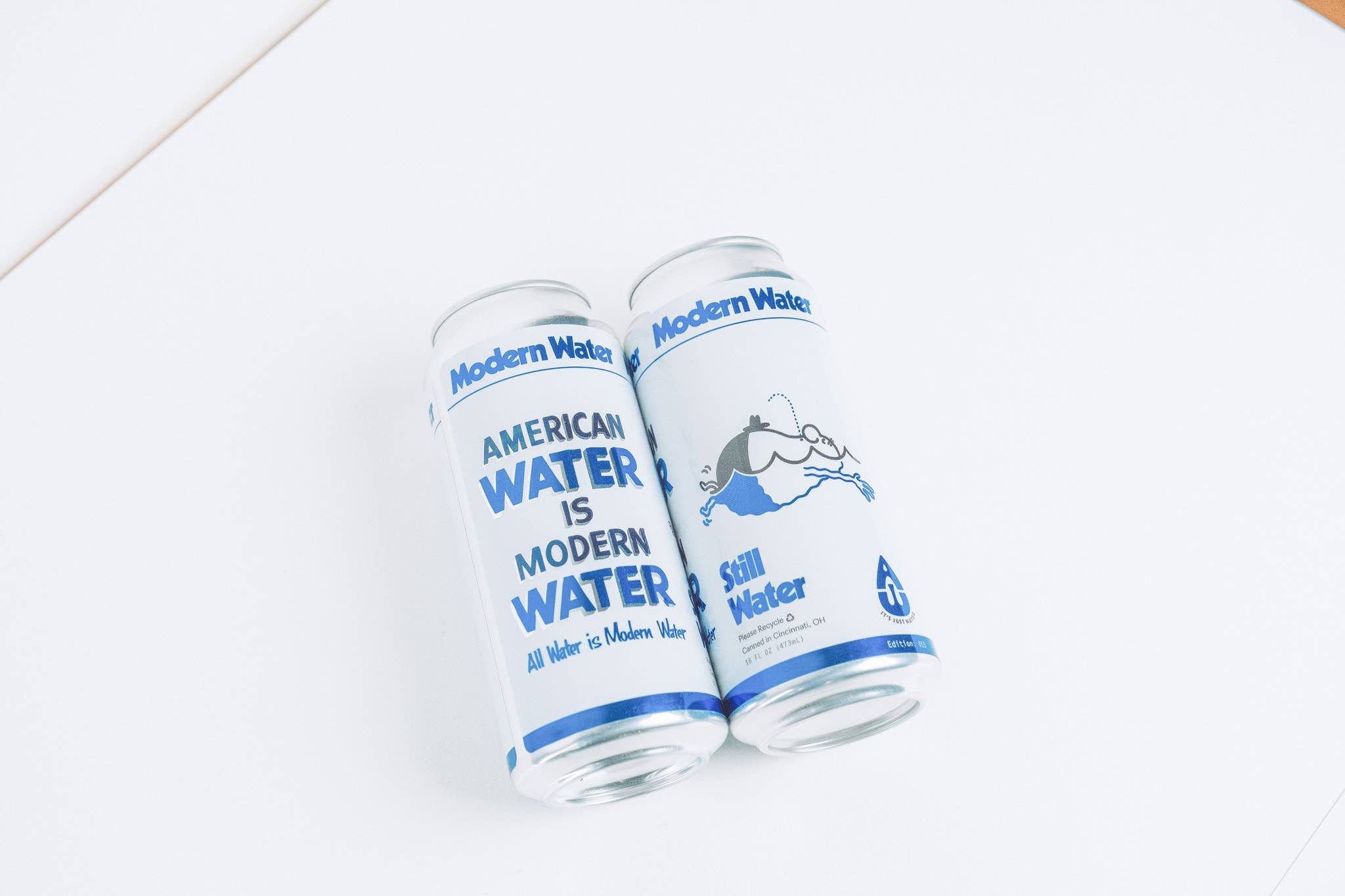Modern Water // Formerly American Water - Vendita all'ingrosso Acqua naturale - Acqua Moderna 16oz Acqua Naturale Lattina in Alluminio (24pz)7