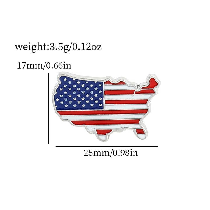 Tourtiwi - Wholesale Brooch - National Flag Theme Series Brooch Badge4