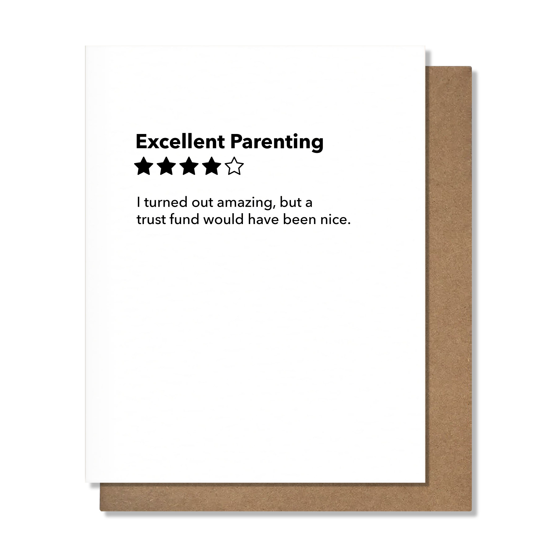 Pretty Alright Goods - Wholesale Everyday Greeting Card - Excellent Parenting - Parent Card   0