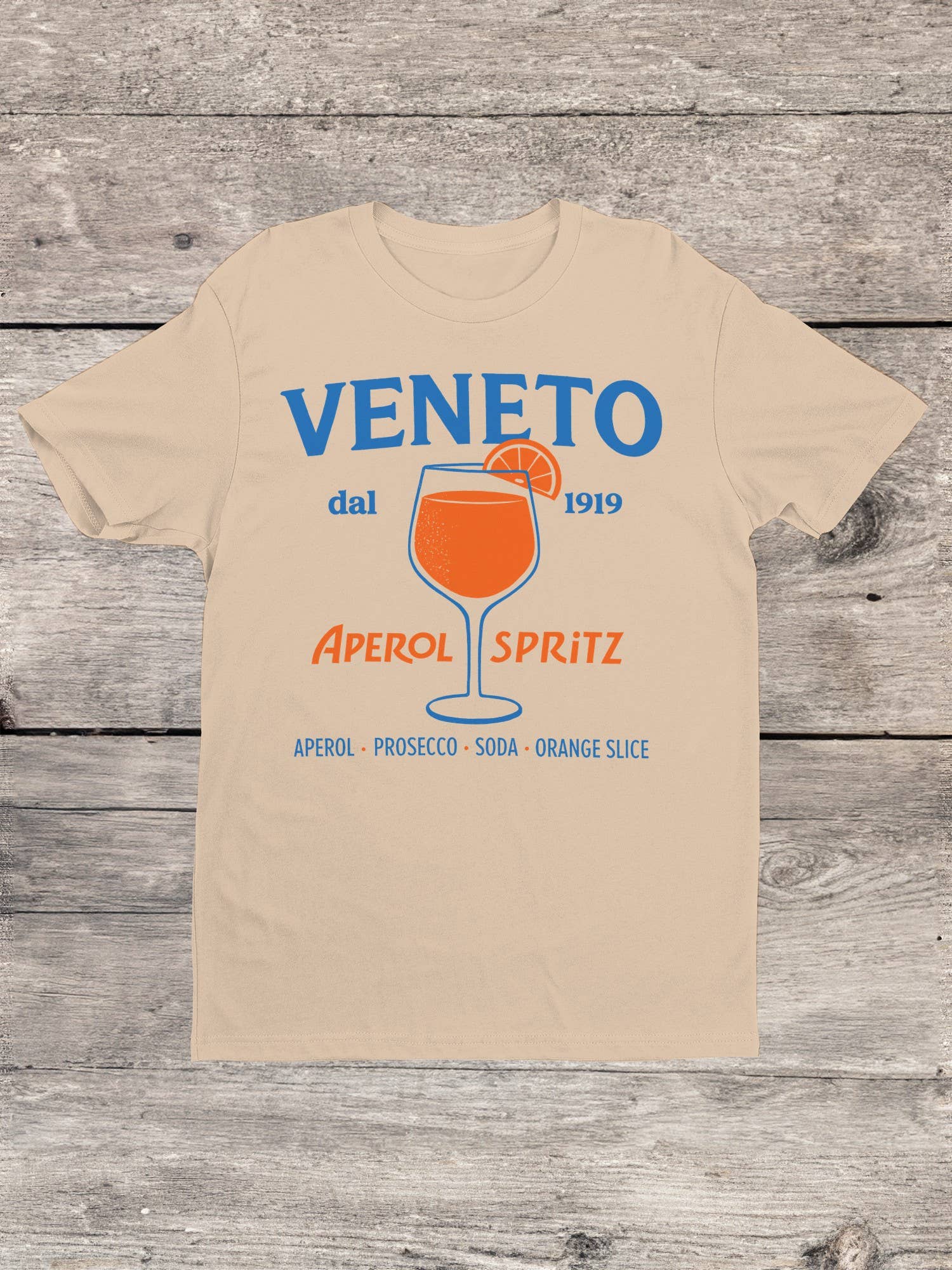 Swift Retail - Wholesale T-Shirt - Men's - Veneto Aperol Spritz Art Design Men's T-shirt