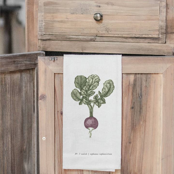 DWELL Home Shoppe - Wholesale Tea Towel - Fruits/Veggies in Color Tea Towel5