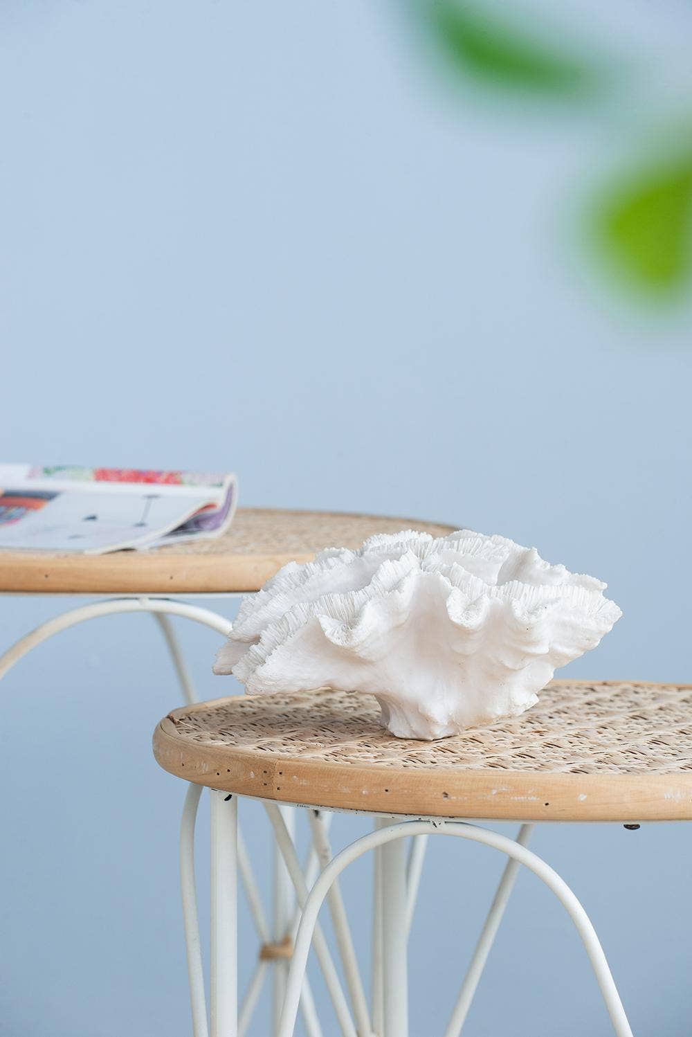 A&B Home Group Inc. - Wholesale Decorative Tabletop Object - 9x8.5x3.7" Faux Coral - White2